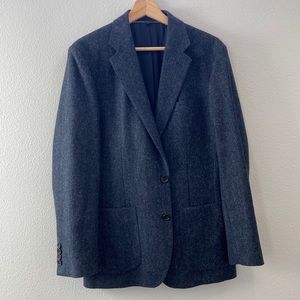 J Crew Slim Fit Blazer in English Wool-Cotton Herringbone